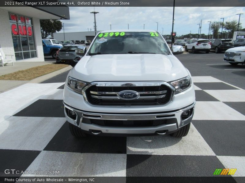 Oxford White / Medium Stone 2021 Ford Ranger XLT SuperCrew 4x4