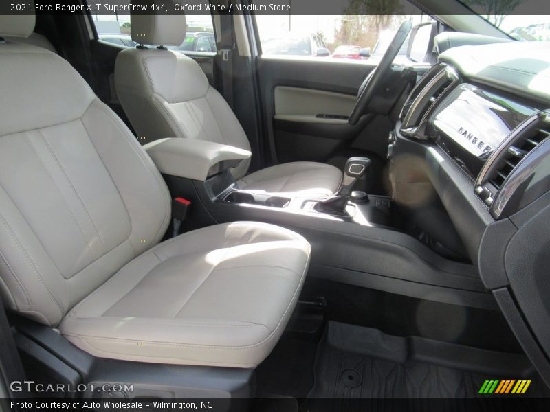 Oxford White / Medium Stone 2021 Ford Ranger XLT SuperCrew 4x4