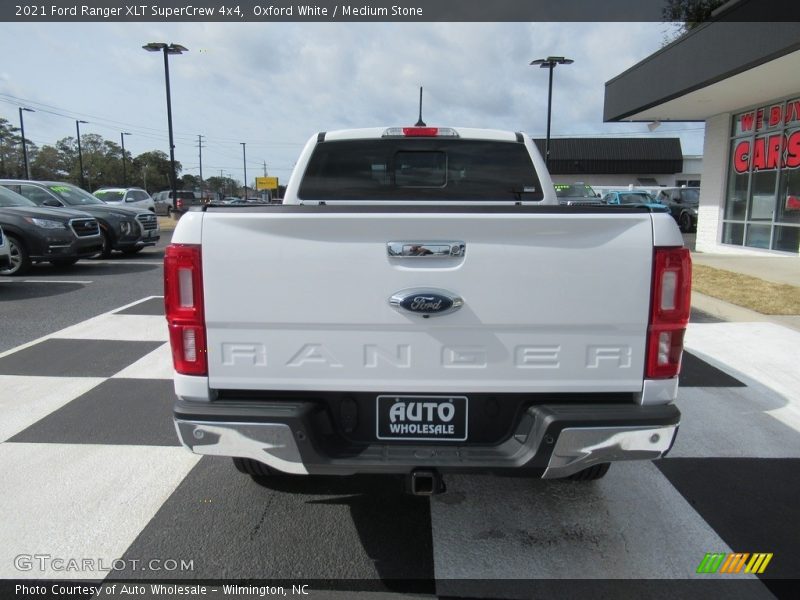 Oxford White / Medium Stone 2021 Ford Ranger XLT SuperCrew 4x4