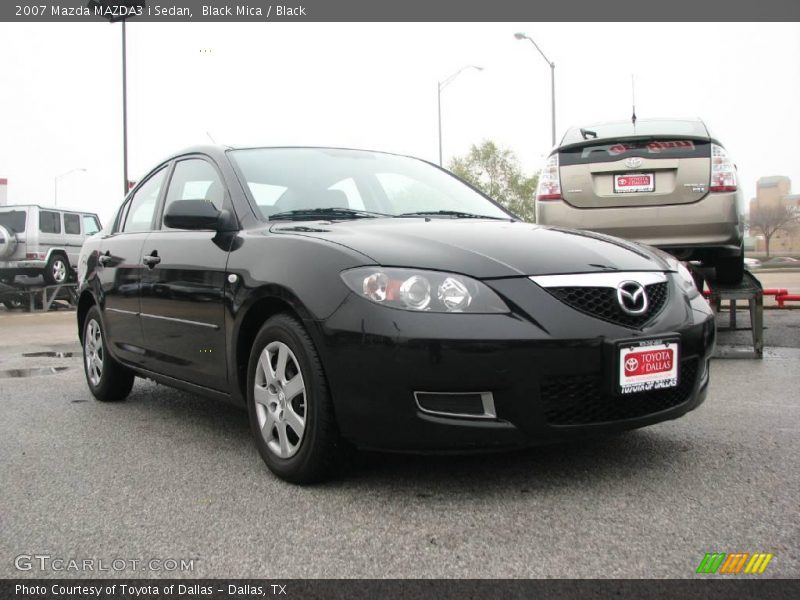 Black Mica / Black 2007 Mazda MAZDA3 i Sedan