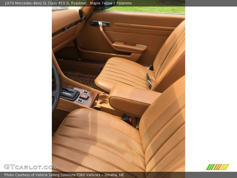 Front Seat of 1979 SL Class 450 SL Roadster