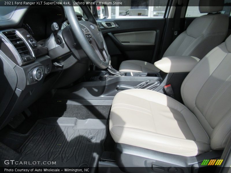Oxford White / Medium Stone 2021 Ford Ranger XLT SuperCrew 4x4