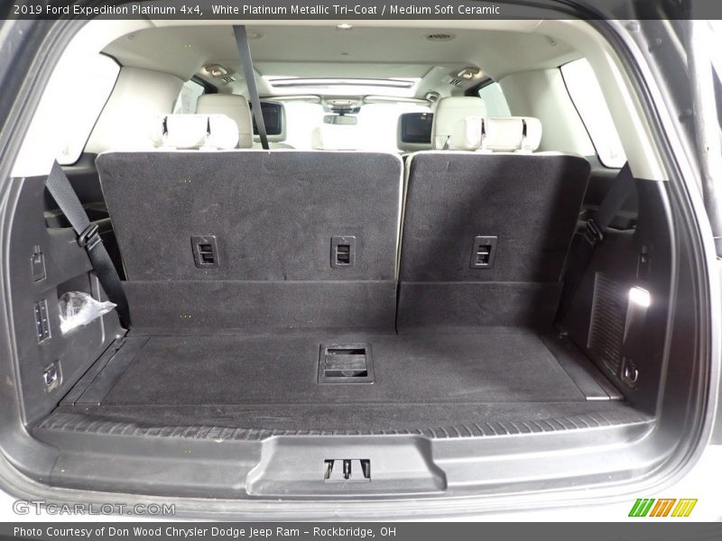 White Platinum Metallic Tri-Coat / Medium Soft Ceramic 2019 Ford Expedition Platinum 4x4
