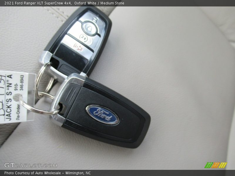 Oxford White / Medium Stone 2021 Ford Ranger XLT SuperCrew 4x4