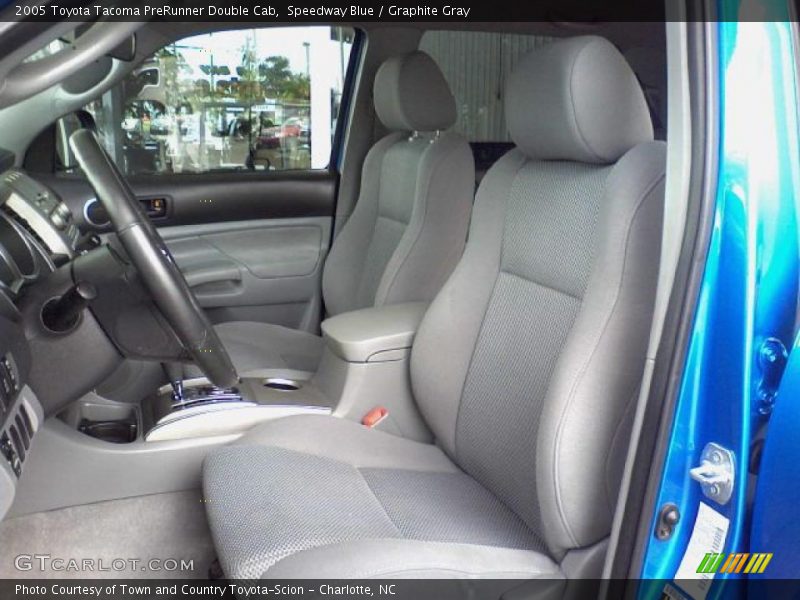 Speedway Blue / Graphite Gray 2005 Toyota Tacoma PreRunner Double Cab