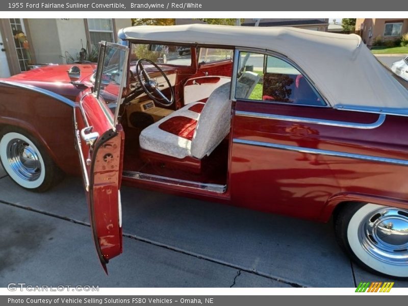 Front Seat of 1955 Fairlane Sunliner Convertible