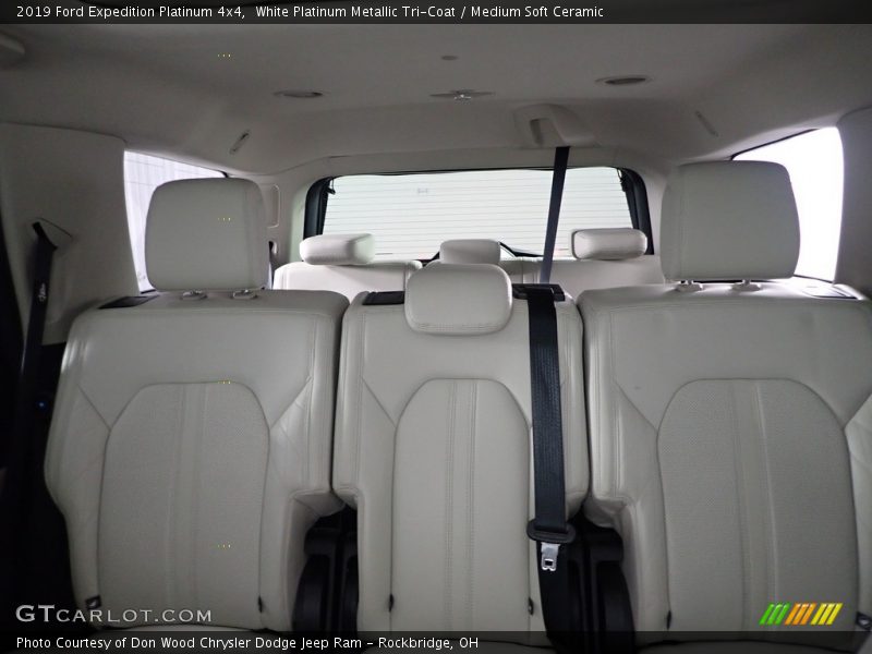 White Platinum Metallic Tri-Coat / Medium Soft Ceramic 2019 Ford Expedition Platinum 4x4