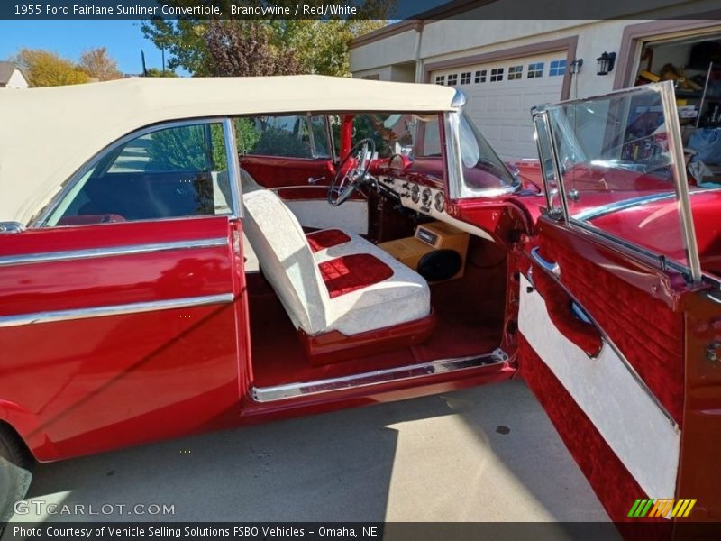 Front Seat of 1955 Fairlane Sunliner Convertible