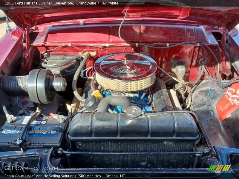  1955 Fairlane Sunliner Convertible Engine - 223ci OHV 12-Valve Inline 6 Cylinder