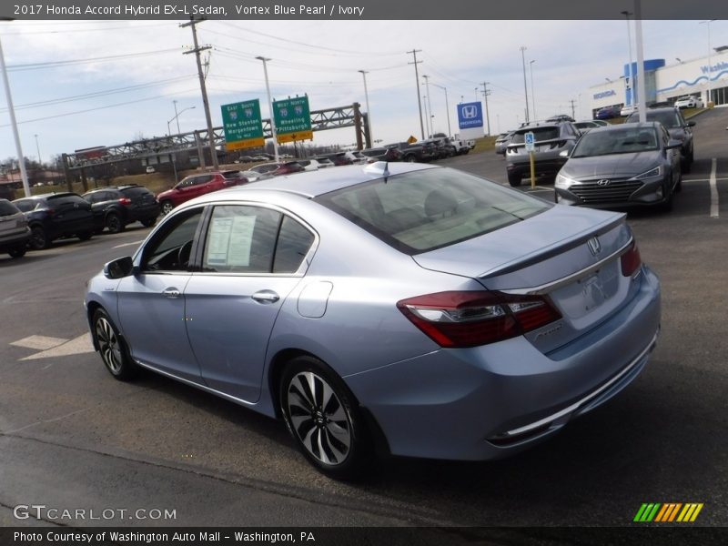 Vortex Blue Pearl / Ivory 2017 Honda Accord Hybrid EX-L Sedan