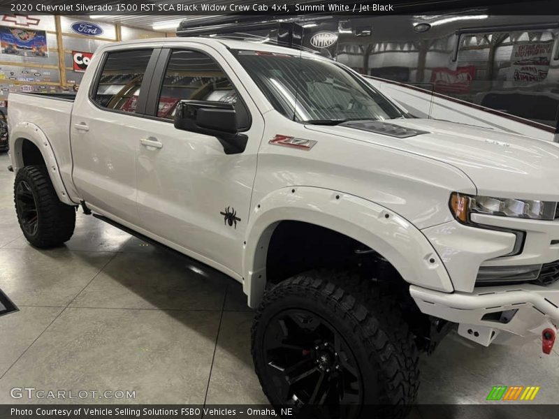 Front 3/4 View of 2020 Silverado 1500 RST SCA Black Widow Crew Cab 4x4