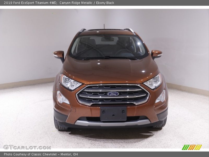 Canyon Ridge Metallic / Ebony Black 2019 Ford EcoSport Titanium 4WD