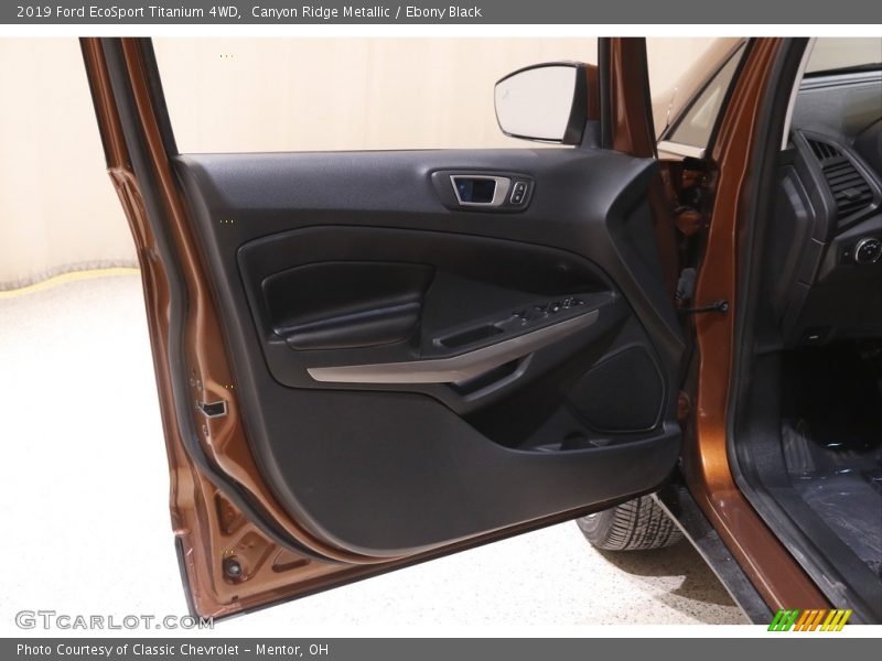 Canyon Ridge Metallic / Ebony Black 2019 Ford EcoSport Titanium 4WD