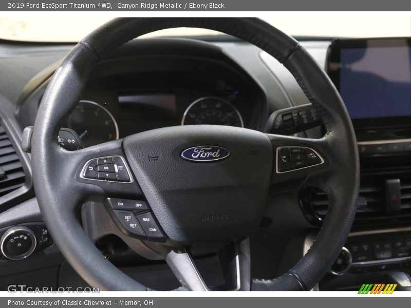 Canyon Ridge Metallic / Ebony Black 2019 Ford EcoSport Titanium 4WD