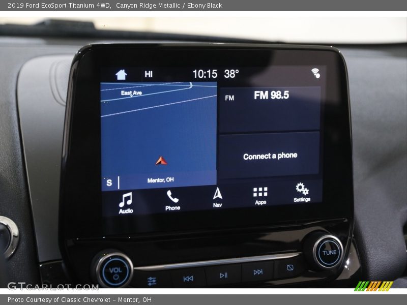 Canyon Ridge Metallic / Ebony Black 2019 Ford EcoSport Titanium 4WD