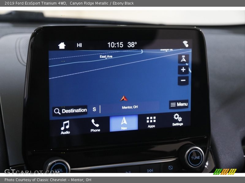 Canyon Ridge Metallic / Ebony Black 2019 Ford EcoSport Titanium 4WD
