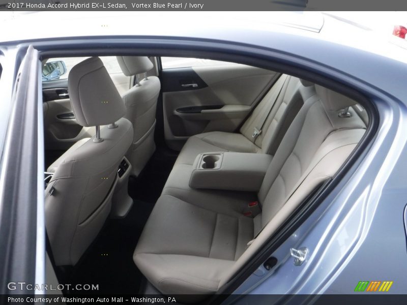 Vortex Blue Pearl / Ivory 2017 Honda Accord Hybrid EX-L Sedan