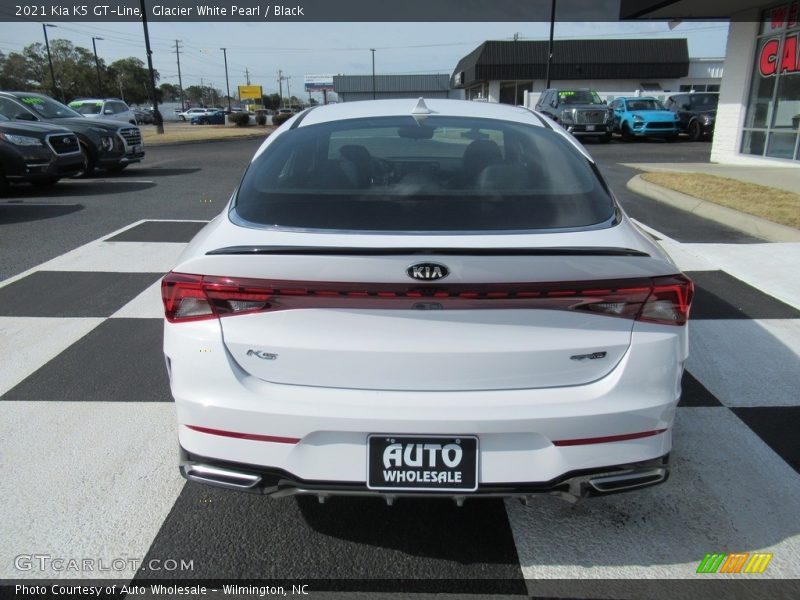 Glacier White Pearl / Black 2021 Kia K5 GT-Line