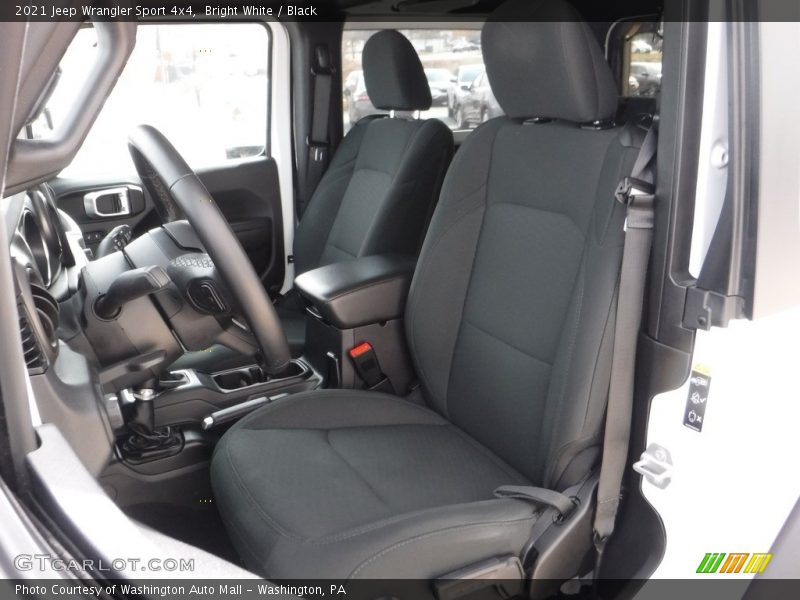 Bright White / Black 2021 Jeep Wrangler Sport 4x4