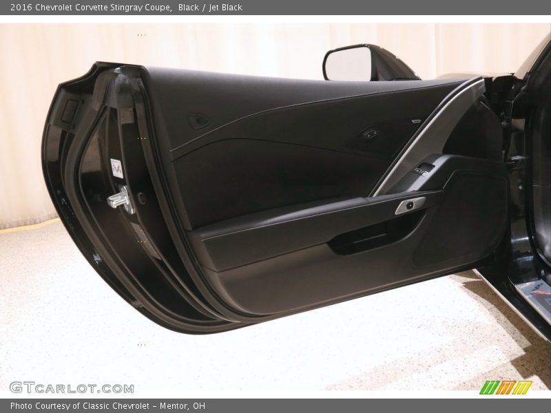 Black / Jet Black 2016 Chevrolet Corvette Stingray Coupe