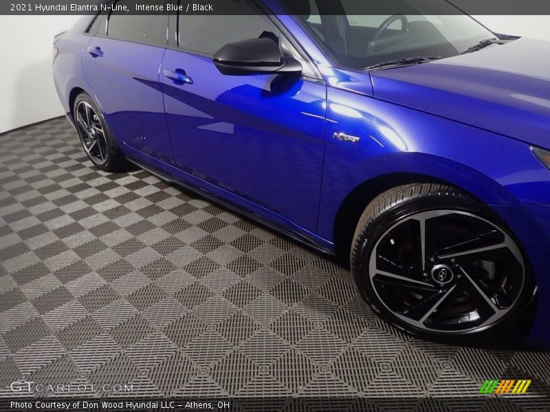 Intense Blue / Black 2021 Hyundai Elantra N-Line
