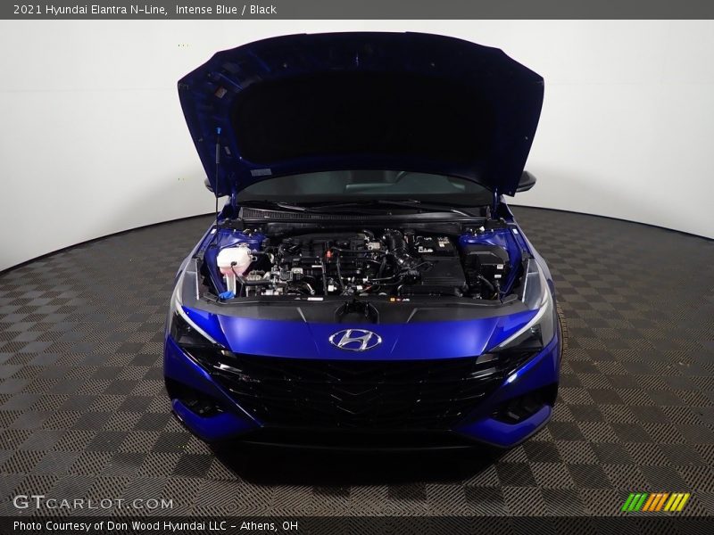 Intense Blue / Black 2021 Hyundai Elantra N-Line