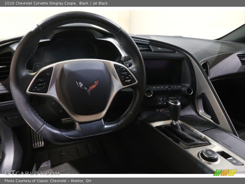 Black / Jet Black 2016 Chevrolet Corvette Stingray Coupe