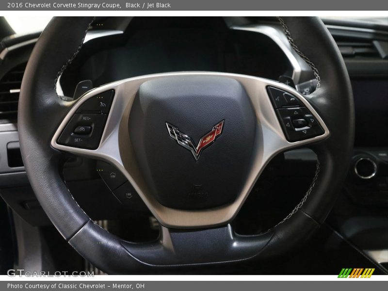 Black / Jet Black 2016 Chevrolet Corvette Stingray Coupe