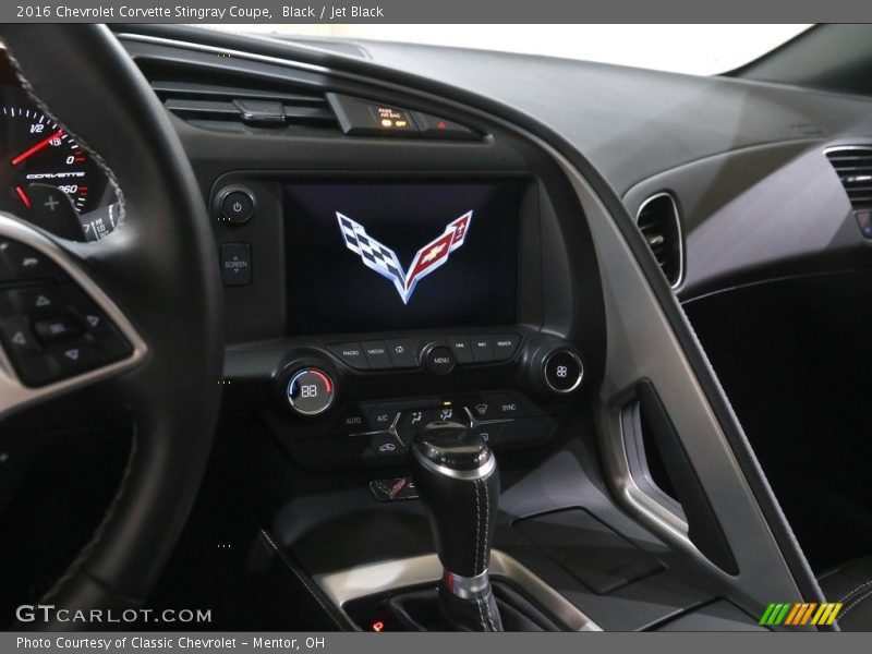 Black / Jet Black 2016 Chevrolet Corvette Stingray Coupe