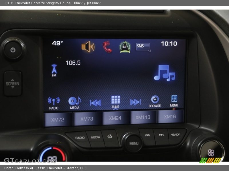Black / Jet Black 2016 Chevrolet Corvette Stingray Coupe