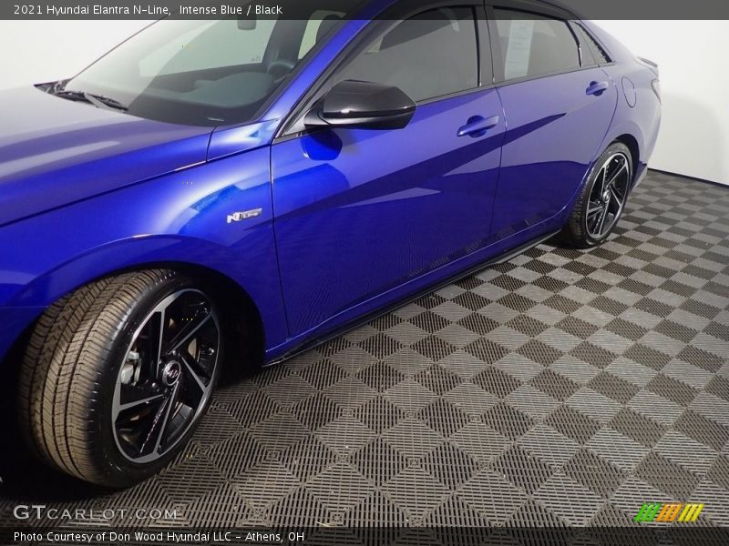 Intense Blue / Black 2021 Hyundai Elantra N-Line