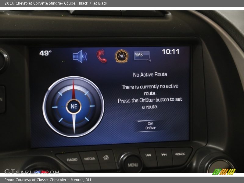 Black / Jet Black 2016 Chevrolet Corvette Stingray Coupe