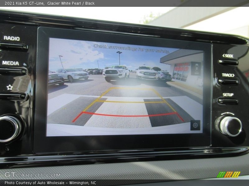 Glacier White Pearl / Black 2021 Kia K5 GT-Line
