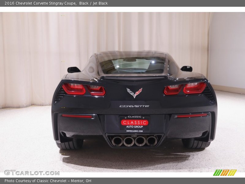 Black / Jet Black 2016 Chevrolet Corvette Stingray Coupe