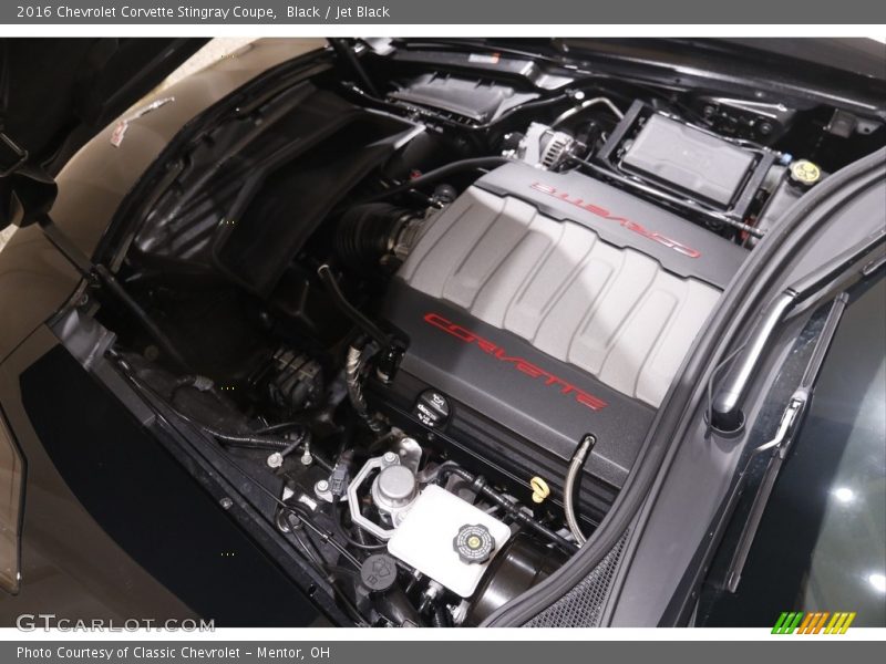 Black / Jet Black 2016 Chevrolet Corvette Stingray Coupe