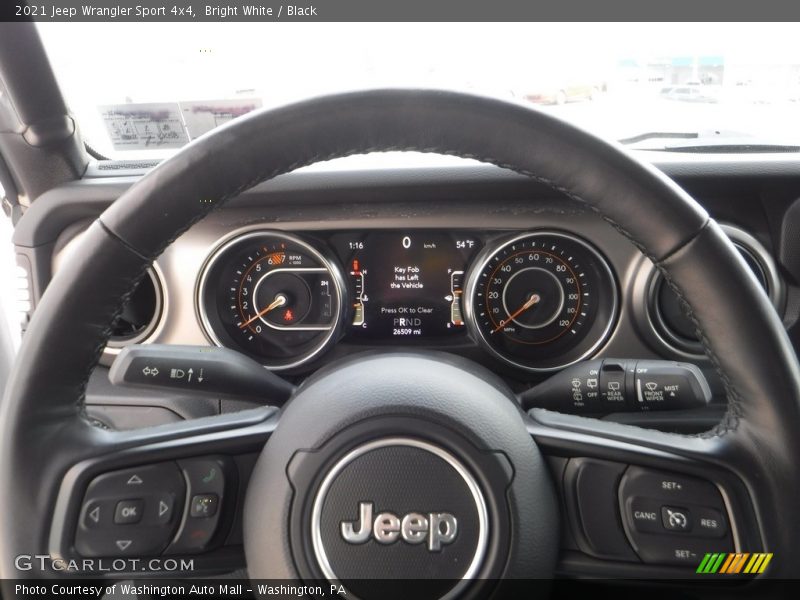 Bright White / Black 2021 Jeep Wrangler Sport 4x4