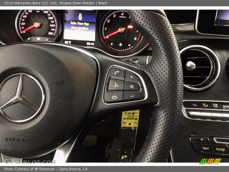 Mojave Silver Metallic / Black 2019 Mercedes-Benz GLC 300