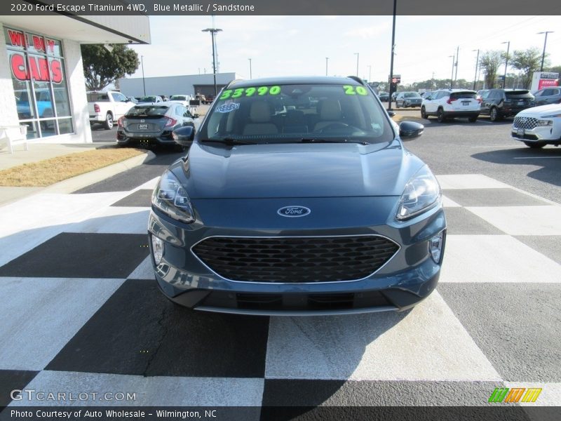 Blue Metallic / Sandstone 2020 Ford Escape Titanium 4WD