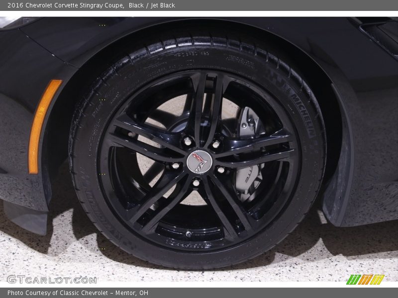Black / Jet Black 2016 Chevrolet Corvette Stingray Coupe