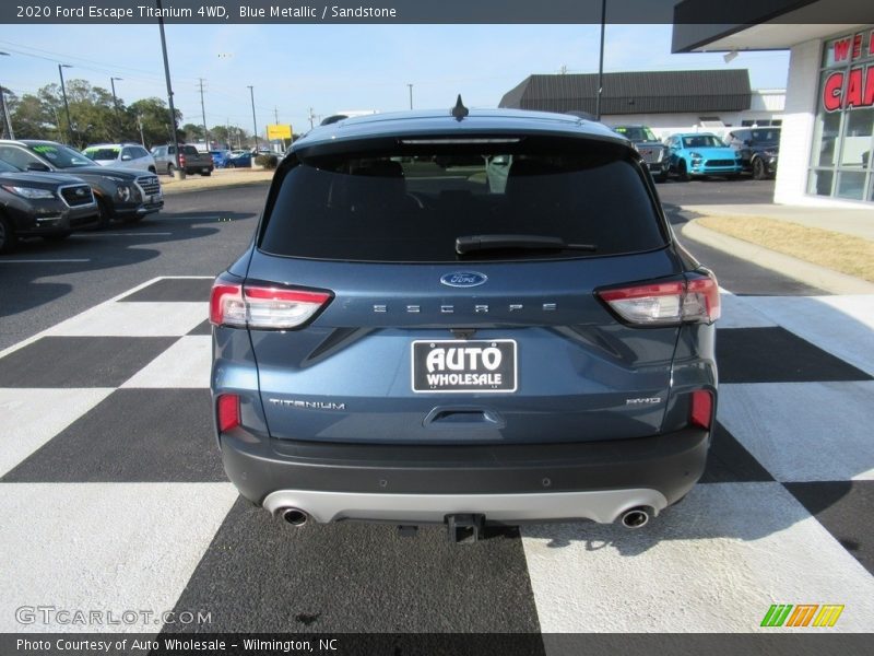 Blue Metallic / Sandstone 2020 Ford Escape Titanium 4WD