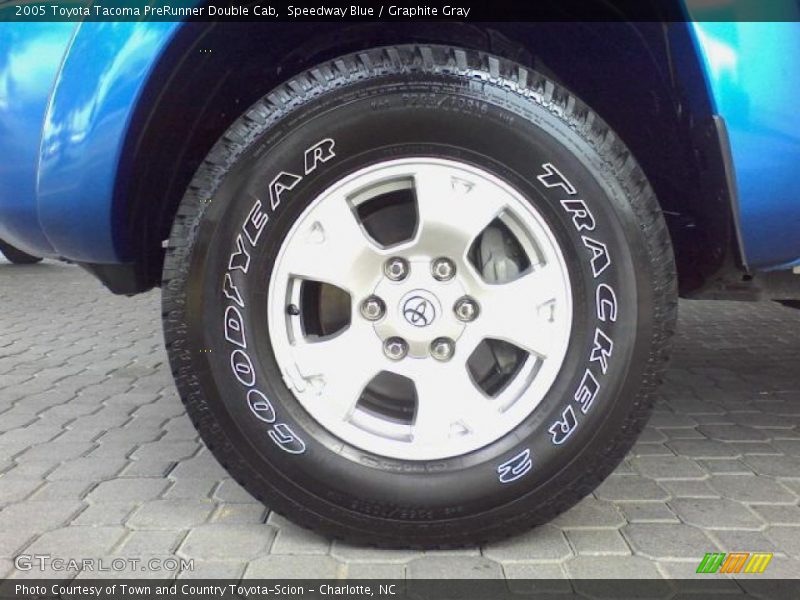Speedway Blue / Graphite Gray 2005 Toyota Tacoma PreRunner Double Cab