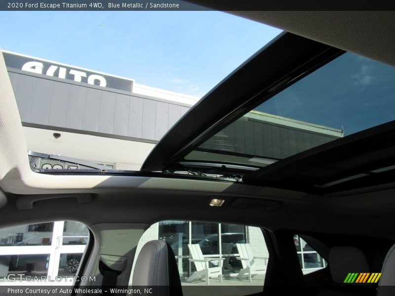Blue Metallic / Sandstone 2020 Ford Escape Titanium 4WD