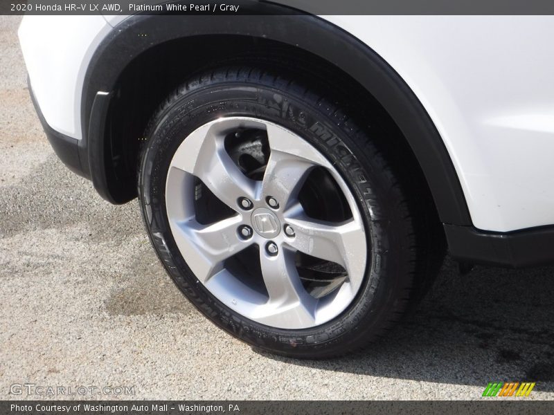 Platinum White Pearl / Gray 2020 Honda HR-V LX AWD
