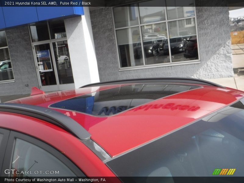 Pulse Red / Black 2021 Hyundai Kona SEL AWD