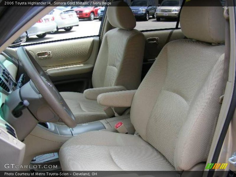 Sonora Gold Metallic / Ivory Beige 2006 Toyota Highlander I4