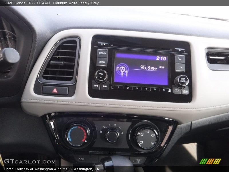 Platinum White Pearl / Gray 2020 Honda HR-V LX AWD