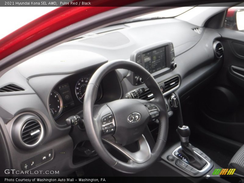 Pulse Red / Black 2021 Hyundai Kona SEL AWD