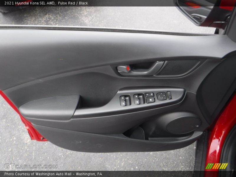 Pulse Red / Black 2021 Hyundai Kona SEL AWD