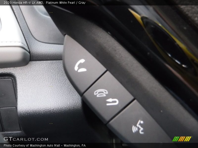 Platinum White Pearl / Gray 2020 Honda HR-V LX AWD