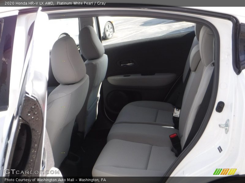 Platinum White Pearl / Gray 2020 Honda HR-V LX AWD